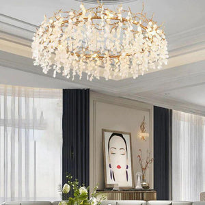 Donna Round Circle Fortune Tree Round Branch Chandelier - view 5