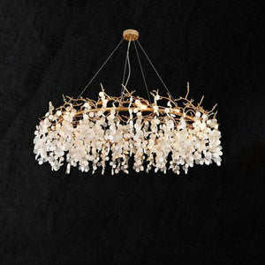 Donna Round Circle Fortune Tree Round Branch Chandelier - view 3