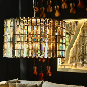 Dora Glass Round Chandelier - view 9