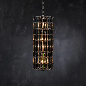 Dora Glass Round Chandelier - view 4