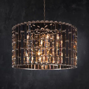 Dora Glass Round Chandelier - view 8