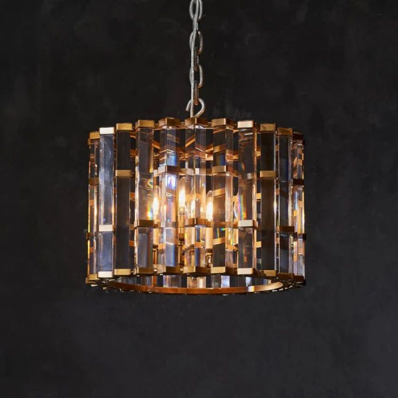Dora Glass Round Chandelier - view 6