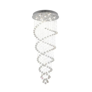 Double Spiral Three Step Dimming LED Modern Staircase Chandelier - view 4