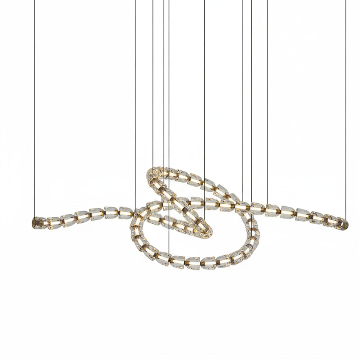 Gabriel Gold Crystal Chandelier - view 98