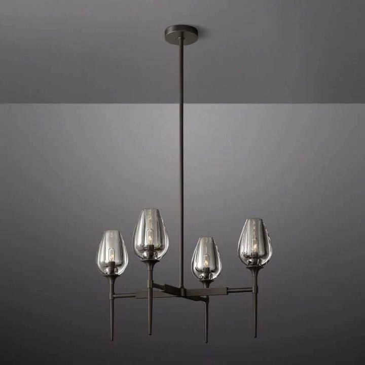 Tulip Round Chandelier 27'' - view 2