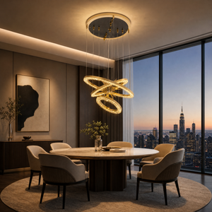 Egiziano Octagonal Halo Chandelier