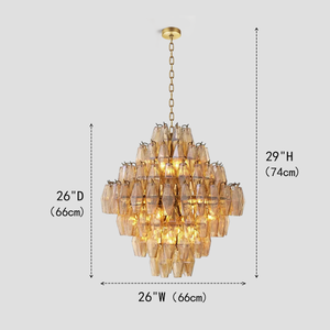 Multi-Tier Large Chandelier 26" - view 4
