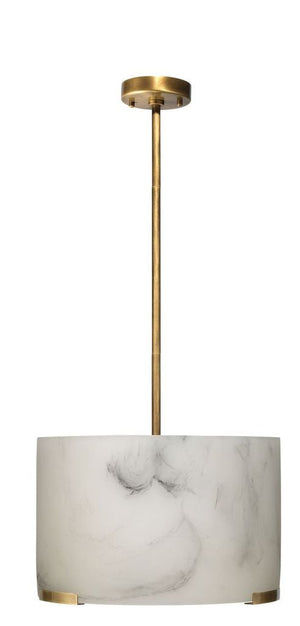 Elancourt Alabaster Pendant - view 2