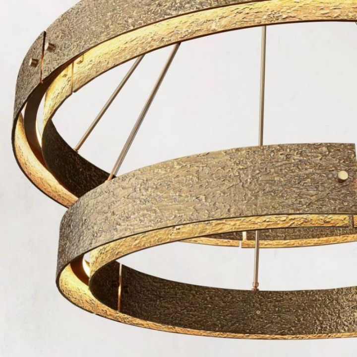 Elena 2-Tier Round Chandelier 60", two-tier - view 6