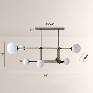 Erin Linear Chandelier - view 7