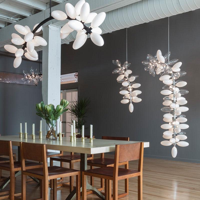 Artistic Linear Grape Chandelier - view 7
