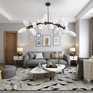 Artistic Linear Grape Chandelier - view 8