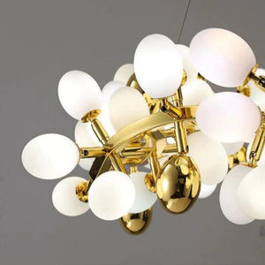 Luxury Escamoles Modern Linear Grape Chandelier - view 4