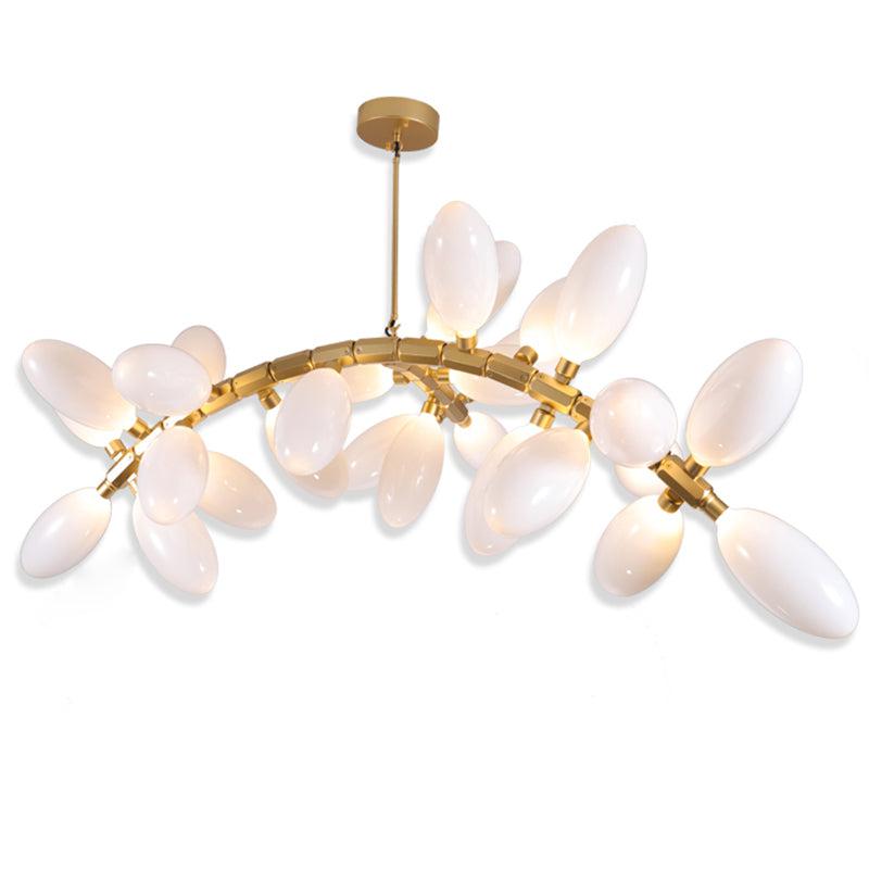 Artistic Linear Grape Chandelier 57" L - view 3