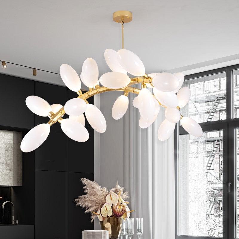 Artistic Linear Grape Chandelier 57" L - view 4