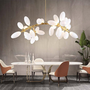 Artistic Linear Grape Chandelier 57" L - view 7