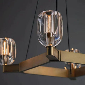 Favola 4 Ligtht Square Chandelier - view 4