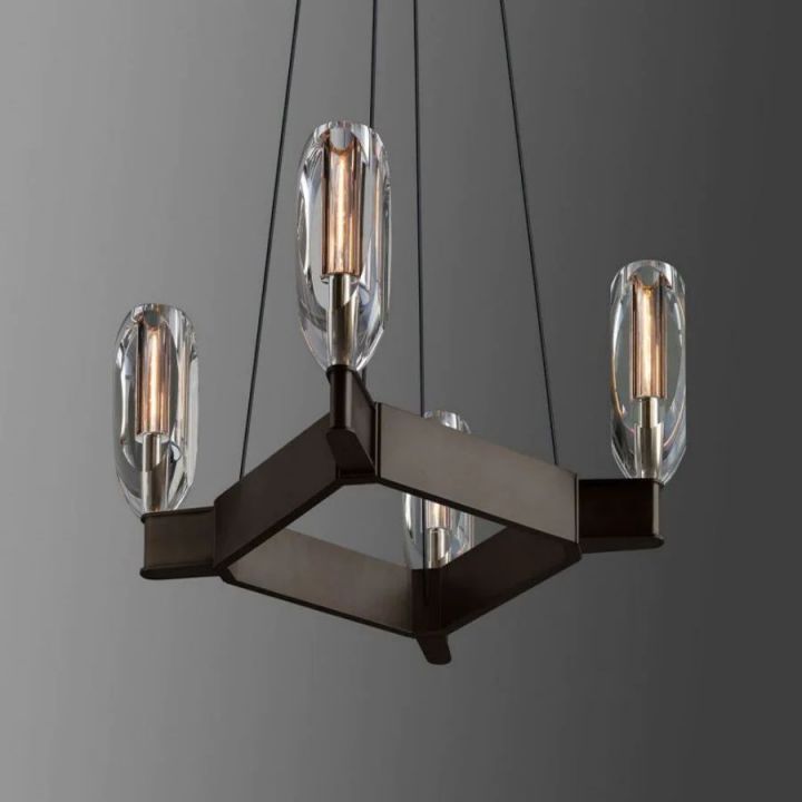 Favola 4 Ligtht Square Chandelier - view 5