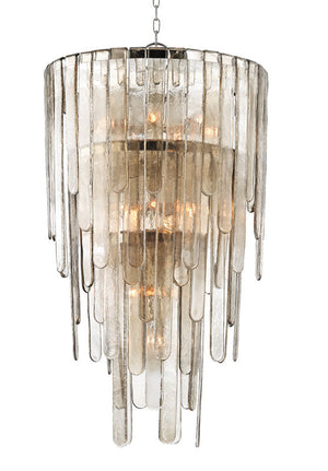 Fenwater 16-Light Cascade Pendant with Champagne Glass