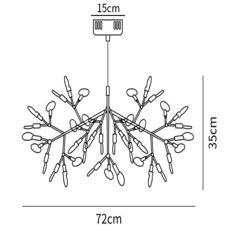 Firefly Modern Luxury Chandelier - view 2