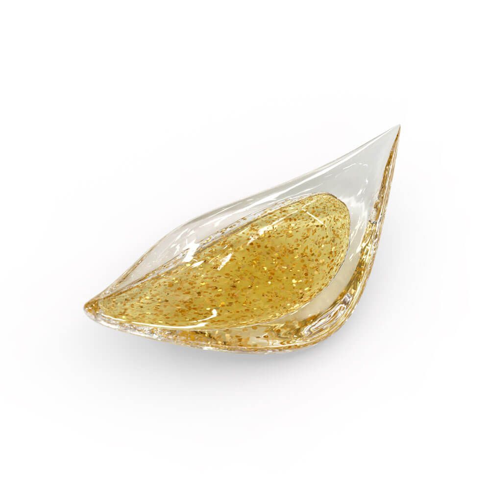 Floating Leaves Meteor Shower Crystal Spiral Chandelier - view 16