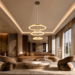 Flourish Modern Sculptural Pendant Light, crystal - view 5