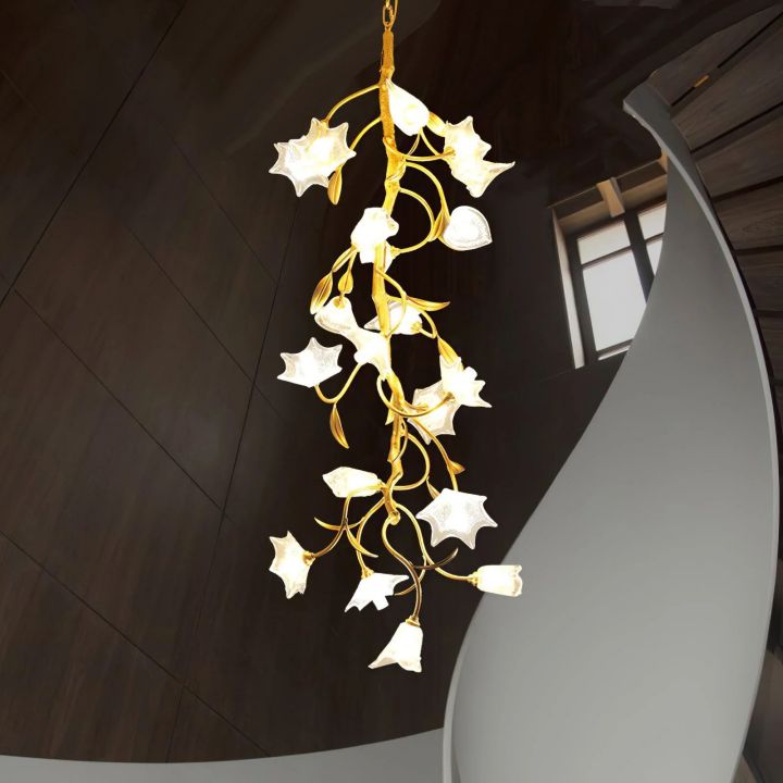 Flowers Craftsman Chandelier - view 2