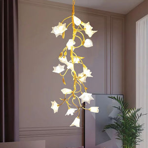 Flowers Craftsman Chandelier - view 4