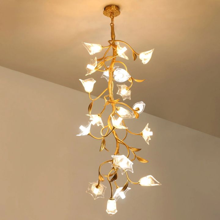 Flowers Craftsman Chandelier - view 10