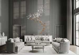 Galaxy Flying Leaves Meteor Shower Crystal Spiral Chandelier - view 27