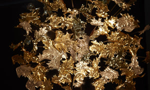 Galaxy Flying Leaves Meteor Shower Crystal Spiral Chandelier - view 28