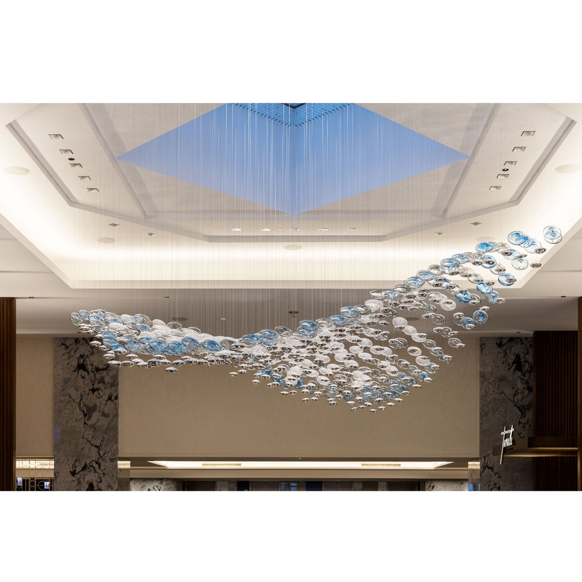Galaxy Flying Surge Meteor Shower Crystal Spiral LED Chandelier - view 11