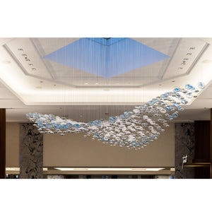 Galaxy Flying Surge Meteor Shower Crystal Spiral LED Chandelier - view 11