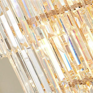 Tiered Foyer Staircase Spiral Crystal Chandelier Hotel Hall/ Entrance High Ceiling Pendant Lighting Fixture - view 7