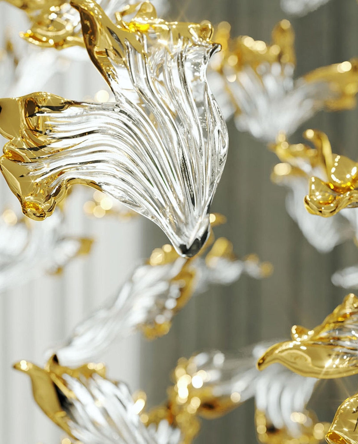 Galaxy Frosted Petals Frozen Chandelier - view 4