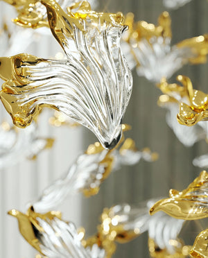 Galaxy Frosted Petals Frozen Chandelier - view 4