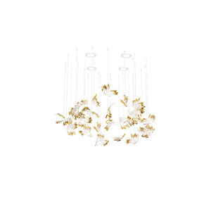 Galaxy Frosted Petals Frozen Chandelier - view 14