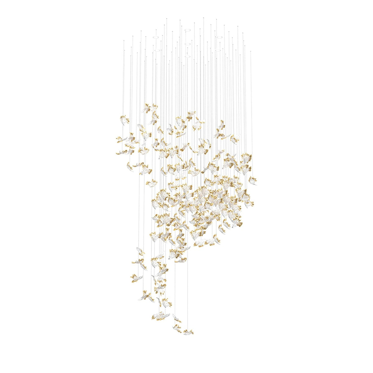 Galaxy Frosted Petals Frozen Chandelier - view 8