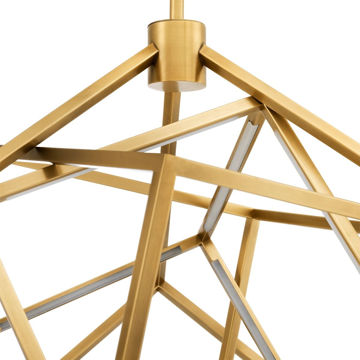 Brigitte Modern Brass Chandelier - view 5