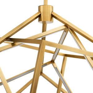 Brigitte Modern Brass Chandelier - view 5