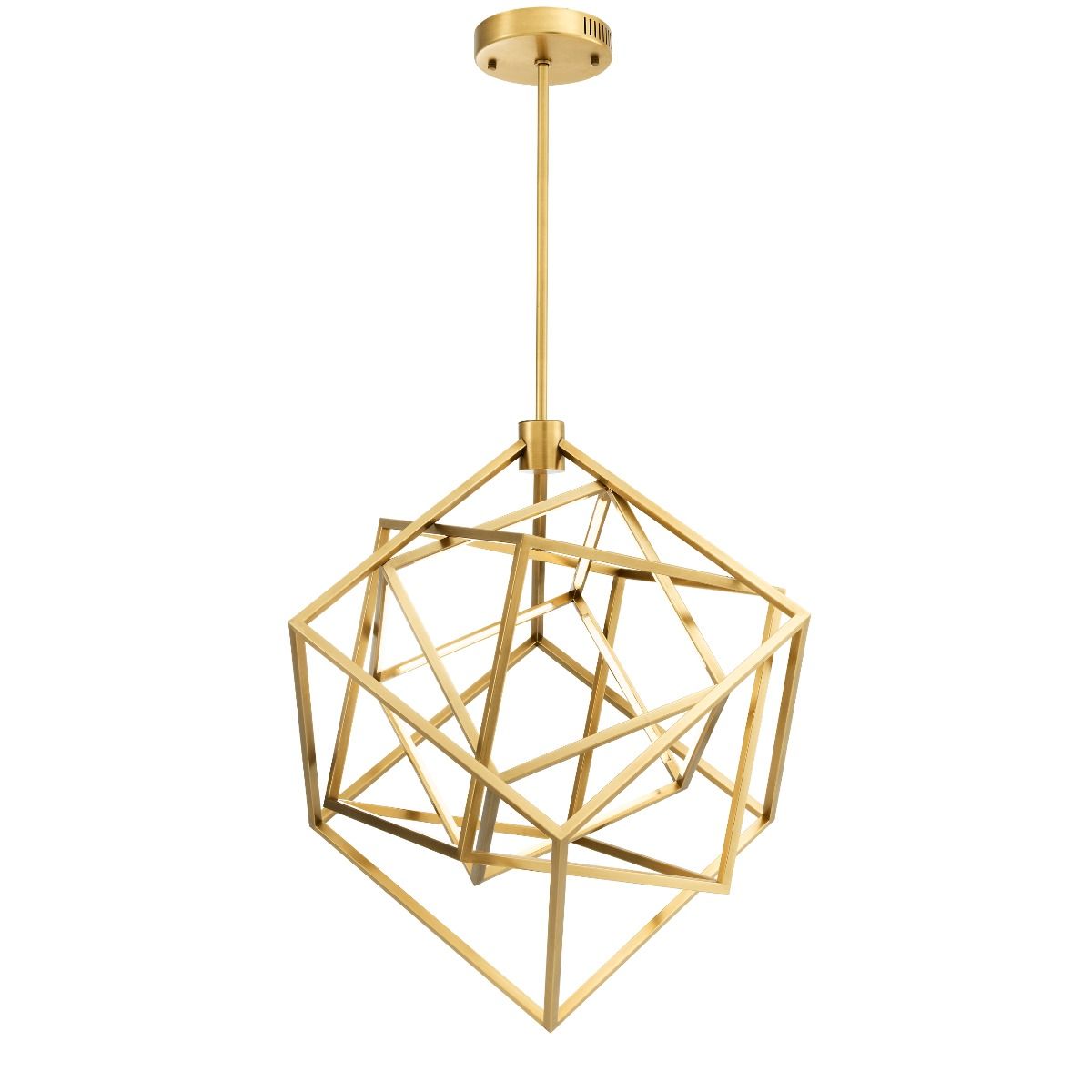 Brigitte Modern Brass Chandelier