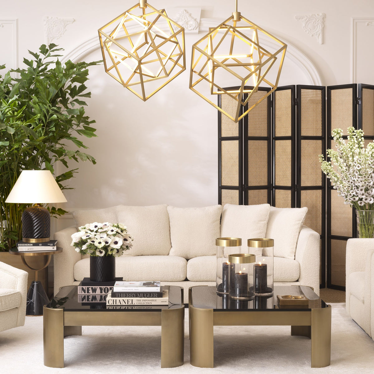 Brigitte Modern Brass Chandelier - view 7