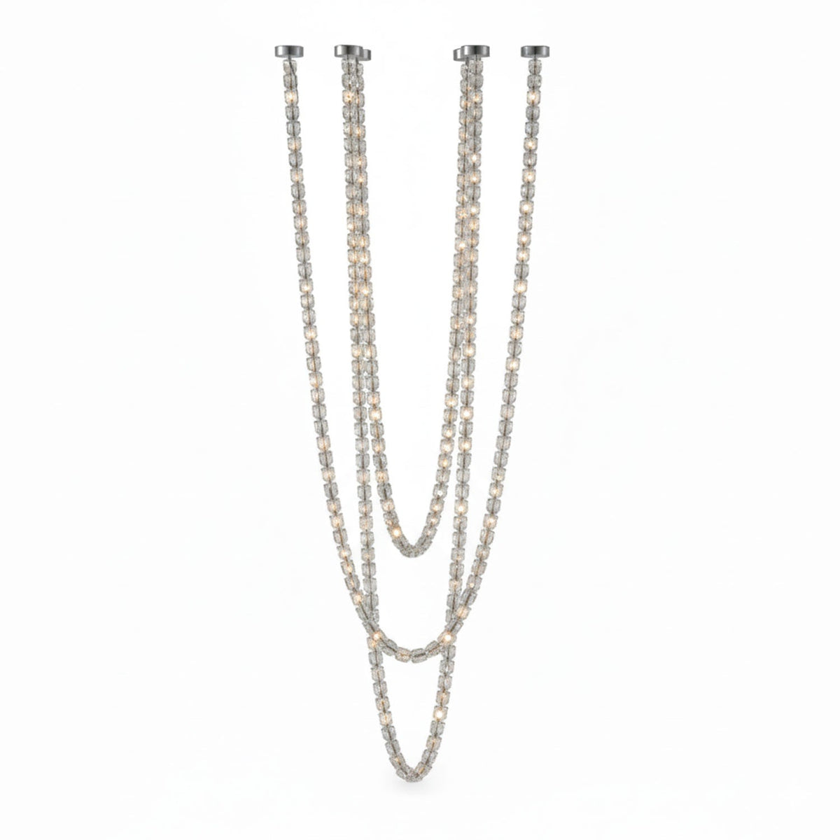 Gabriel Chrome Crystal Chandelier - view 90