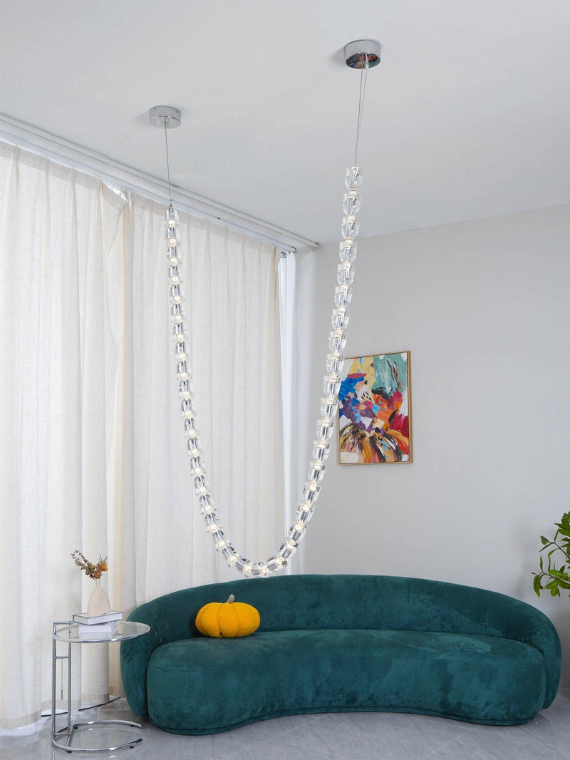 Gabriel Chrome Crystal Chandelier - view 13
