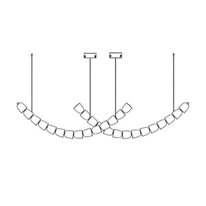 Gabriel Chrome Crystal Chandelier - view 36