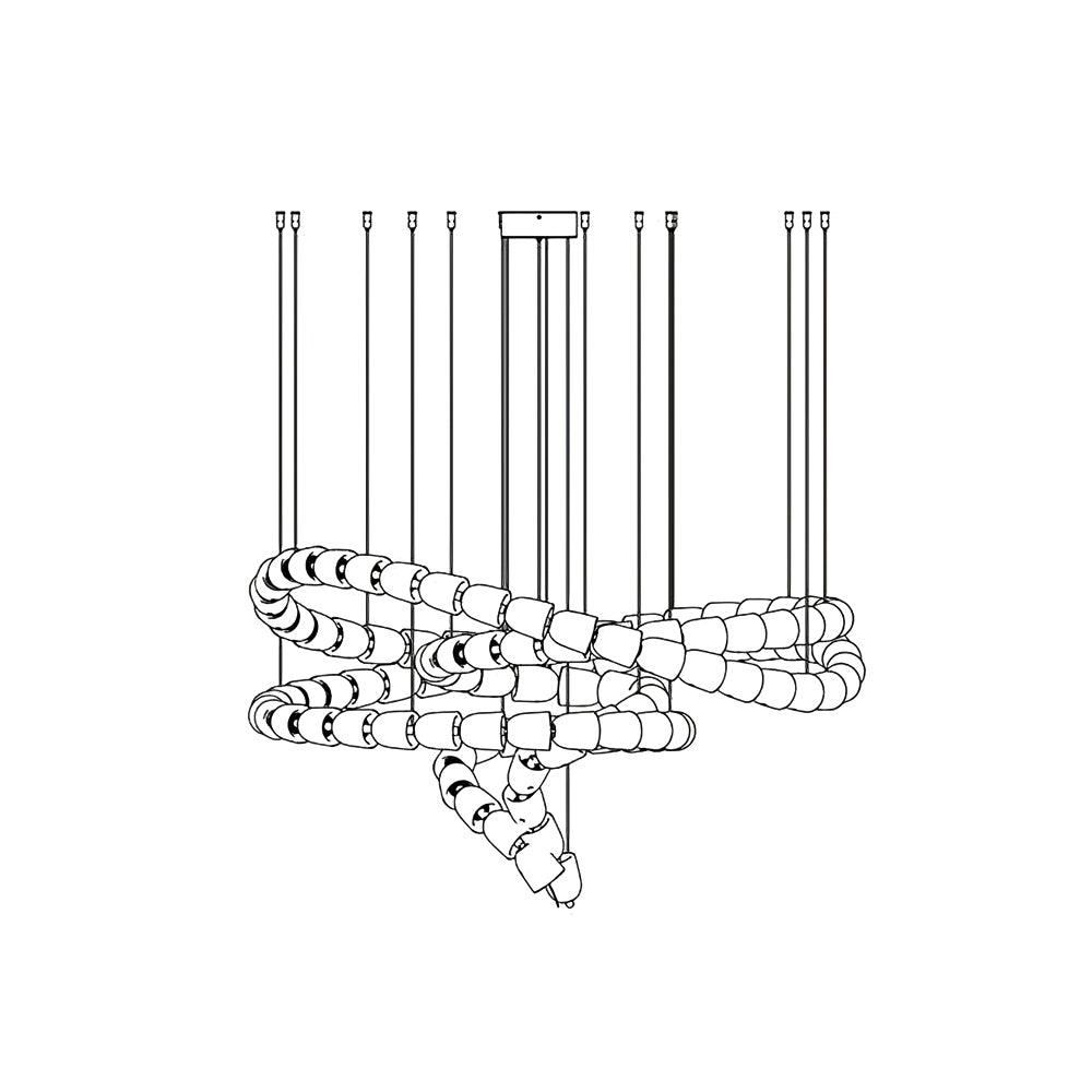 Gabriel Chrome Crystal Chandelier - view 38