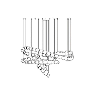 Gabriel Chrome Crystal Chandelier - view 38