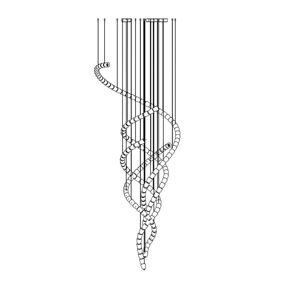 Gabriel Gold Crystal Chandelier - view 44
