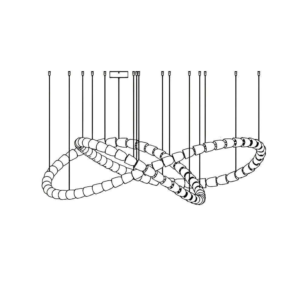 Gabriel Chrome Crystal Chandelier - view 43