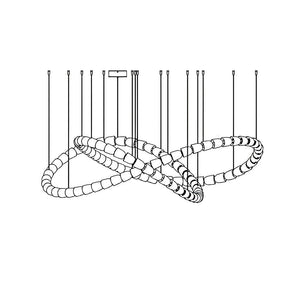 Gabriel Gold Crystal Chandelier - view 46